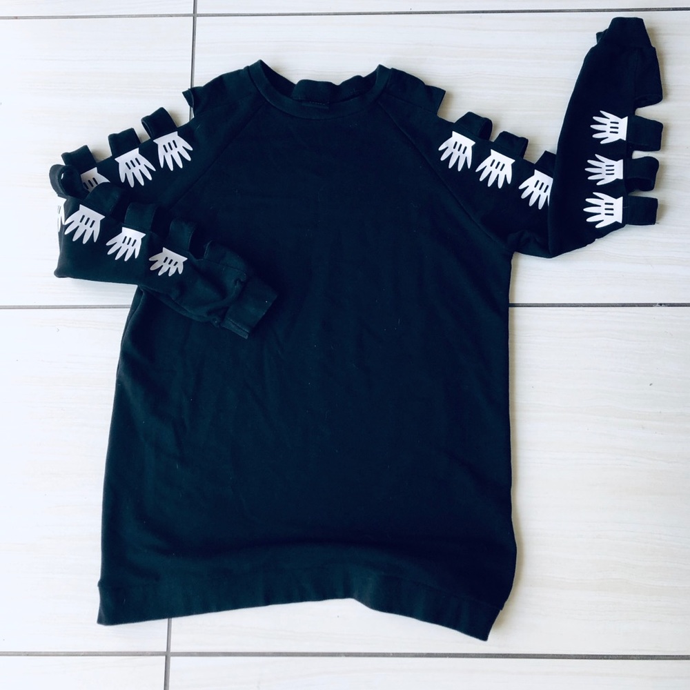 little pinko collection black sweatshirt